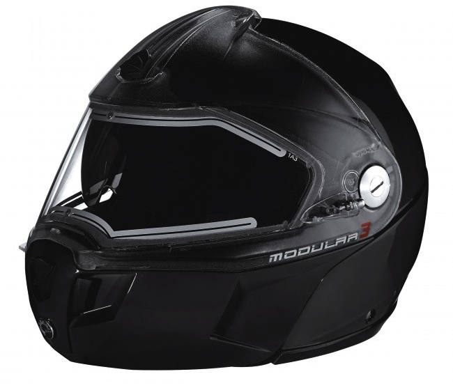 Шлем SKI-DOO Modular 3 Electric SE Solid Helmet Black